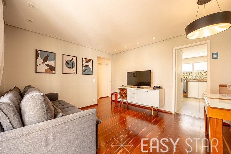 Easy Star - Lindo apartamento 2 quartos - TX01H