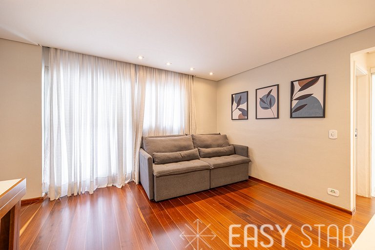 Easy Star - Lindo apartamento 2 quartos - TX01H