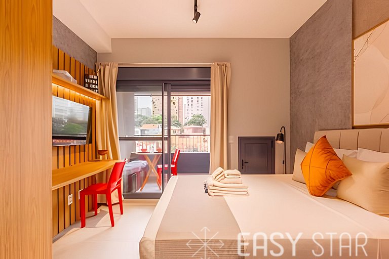 Easy Star - Belo studio em ao lado da PUC - TY01I
