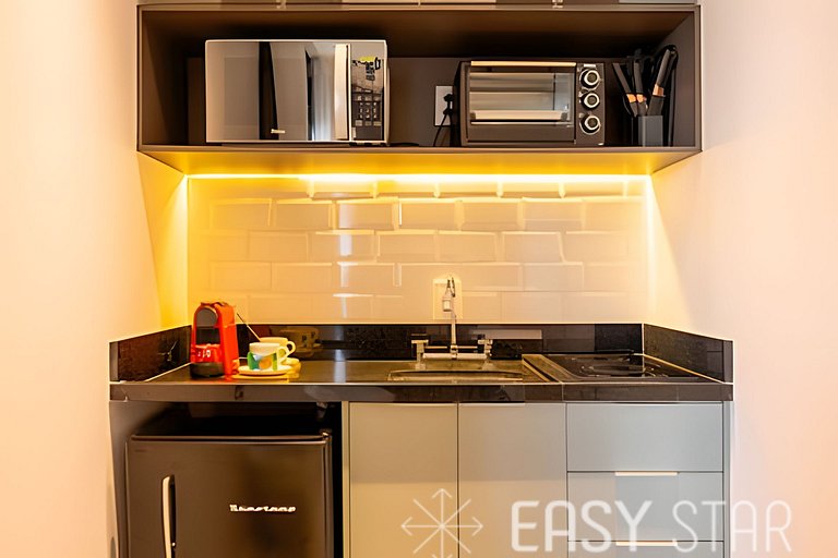 Easy Star - Lindo studio ao lado da Roque Petroni - UB01I