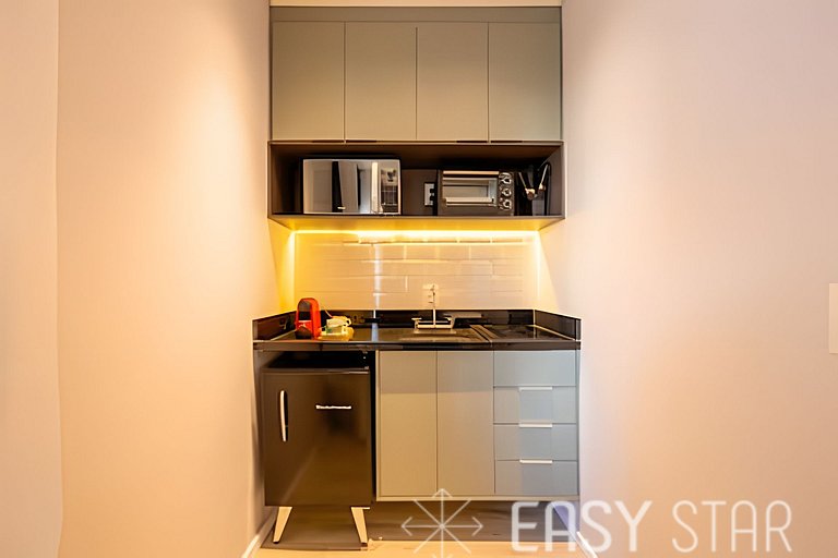 Easy Star - Lindo studio ao lado da Roque Petroni - UB01I
