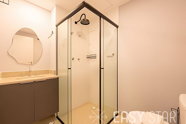 Easy Star - Lindo studio ao lado da Roque Petroni - UB01I