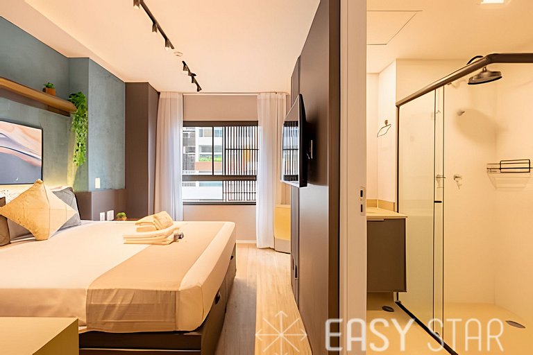 Easy Star - Lindo studio no coração do Brooklin - UG01I