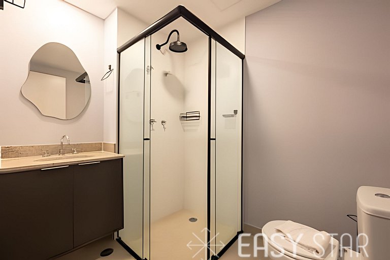 Easy Star - Lindo studio no coração do Brooklin - UG01I