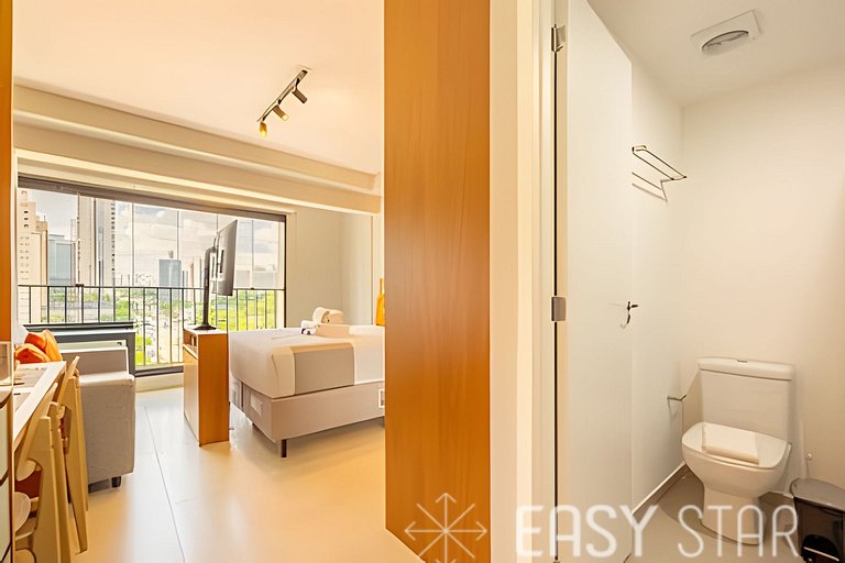 Easy Star - Lindo studio ao lado do Shopping Eldorado - UO01