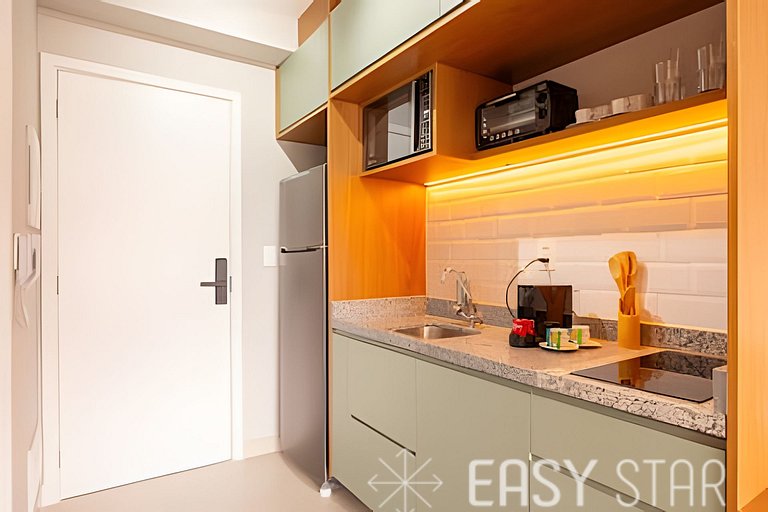 Easy Star - Lindo studio ao lado do Shopping Eldorado - UO01
