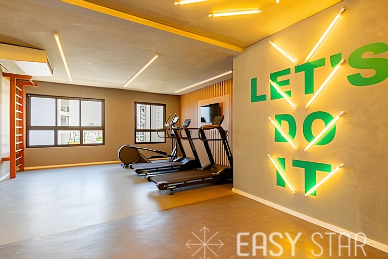 Easy Star - Lindo studio ao lado do Shopping Eldorado - UO01