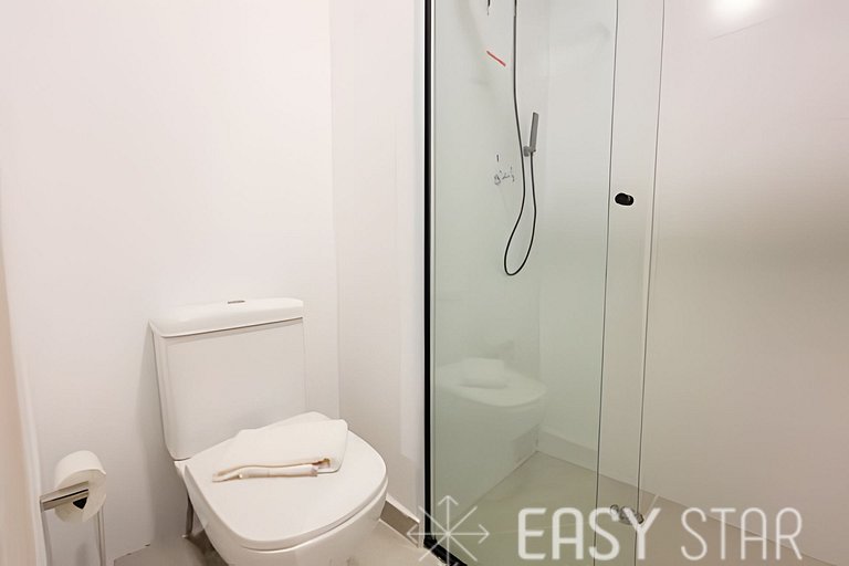 Easy Star - Belo studio com 1 dorm perto do Shop. Eldorado -