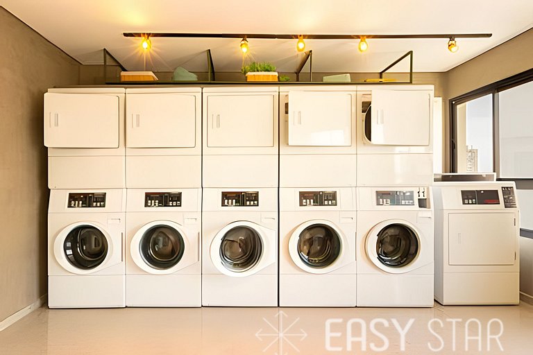 Easy Star - Belo studio com 1 dorm perto do Shop. Eldorado -