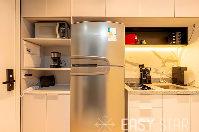 Easy Star - Chamoso studio na Av. Santo Amaro - UV01I