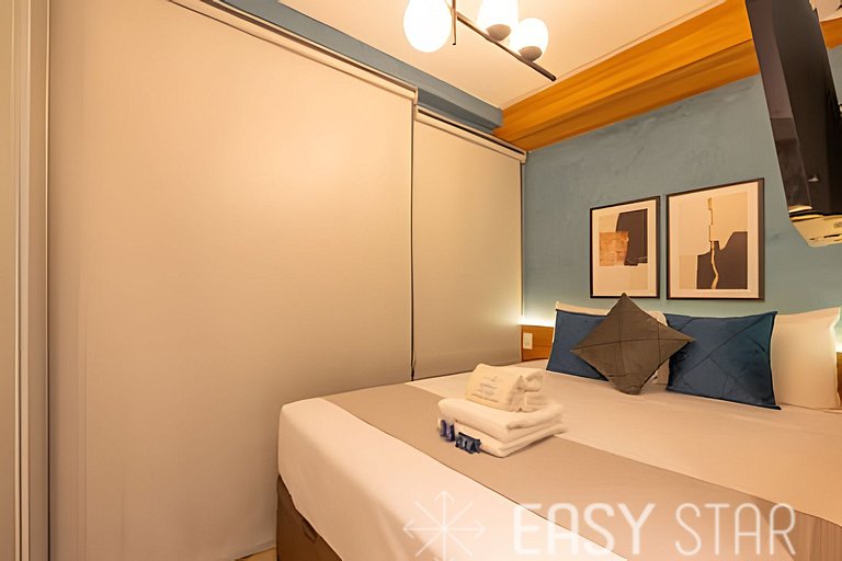 Easy Star - Chamoso studio na Av. Santo Amaro - UV01I