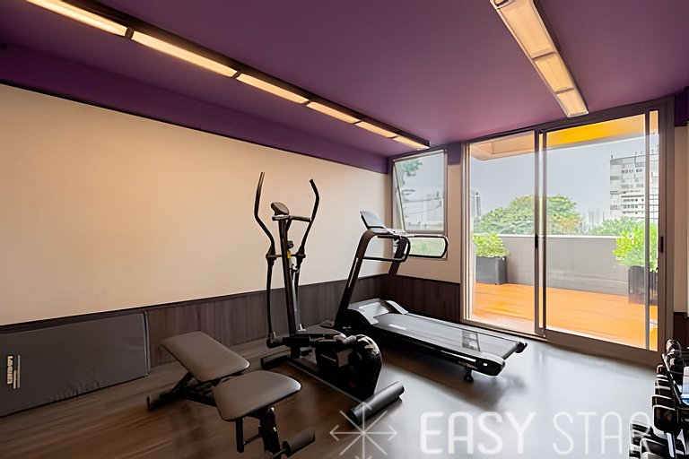 Easy Star - Chamoso studio na Av. Santo Amaro - UV01I