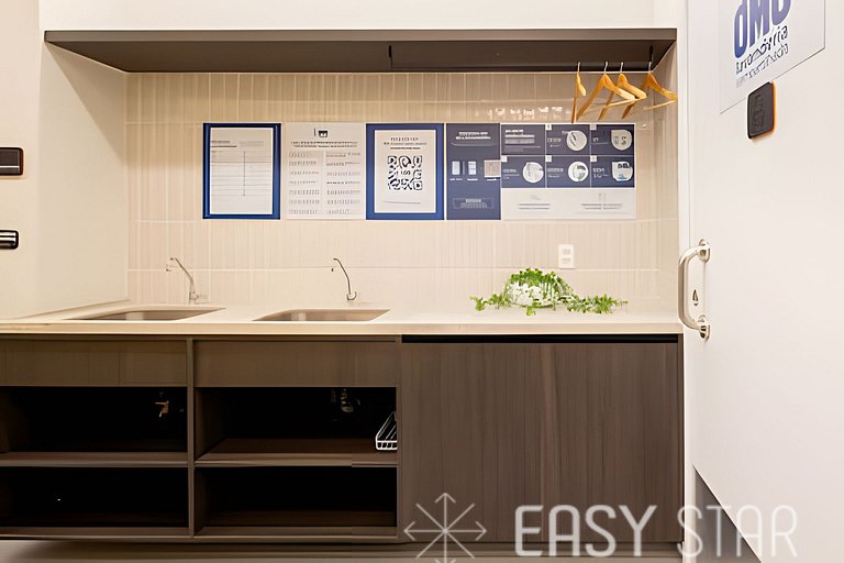 Easy Star - Chamoso studio na Av. Santo Amaro - UV01I
