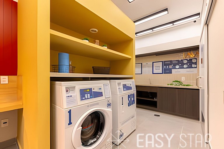 Easy Star - Chamoso studio na Av. Santo Amaro - UV01I