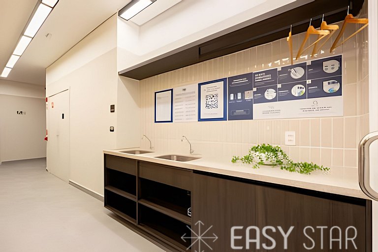 Easy Star - Chamoso studio na Av. Santo Amaro - UV01I
