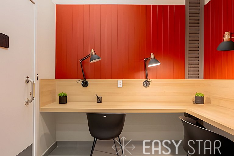 Easy Star - Chamoso studio na Av. Santo Amaro - UV01I
