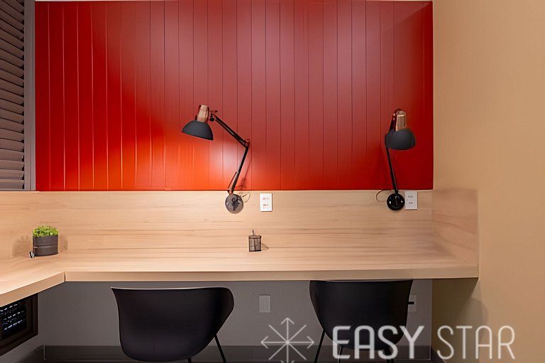 Easy Star - Chamoso studio na Av. Santo Amaro - UV01I