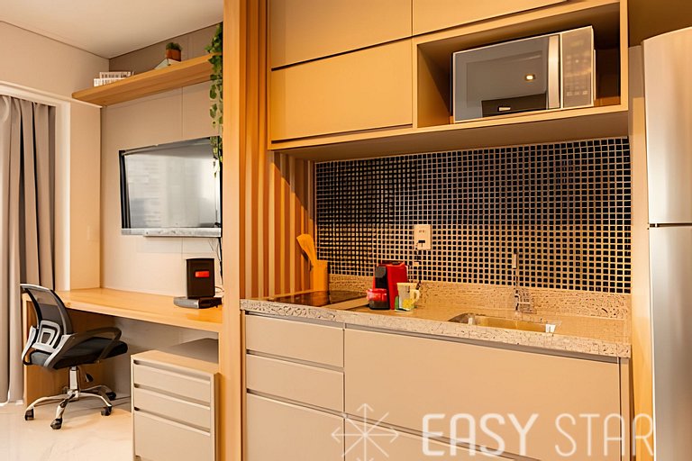 Easy Star - Belo studio perto do Shop. Eldorado em Pinheiros