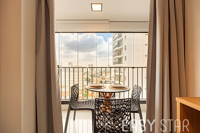 Easy Star - Belo studio perto do Shop. Eldorado em Pinheiros