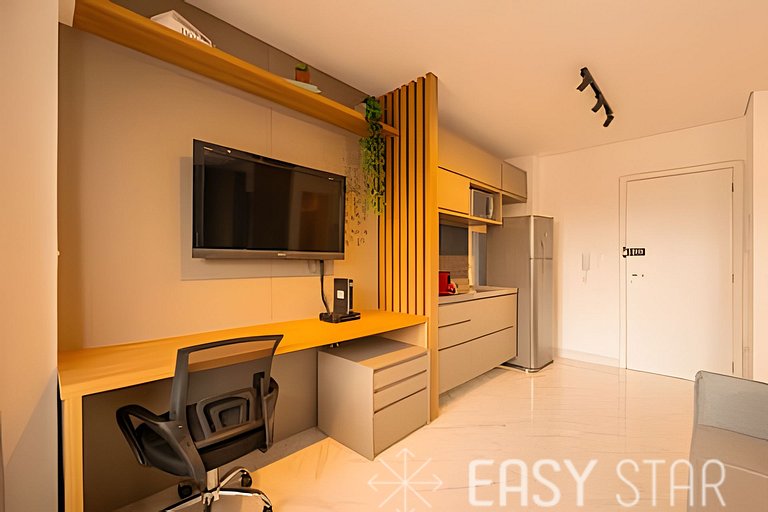 Easy Star - Belo studio perto do Shop. Eldorado em Pinheiros