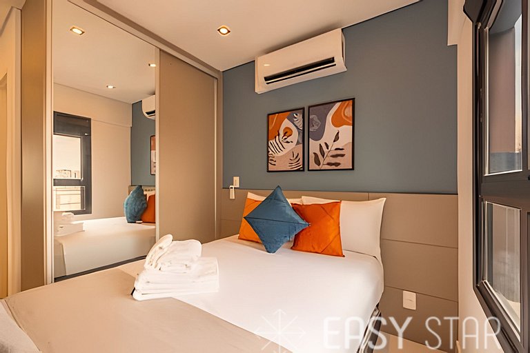 Easy Star - Belo studio perto do Shop. Eldorado em Pinheiros