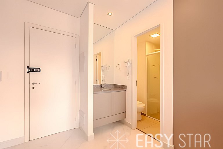 Easy Star - Belo studio perto do Shop. Eldorado em Pinheiros