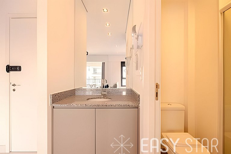 Easy Star - Belo studio perto do Shop. Eldorado em Pinheiros