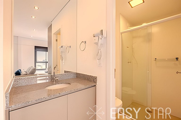 Easy Star - Belo studio perto do Shop. Eldorado em Pinheiros
