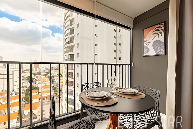 Easy Star - Belo studio perto do Shop. Eldorado em Pinheiros