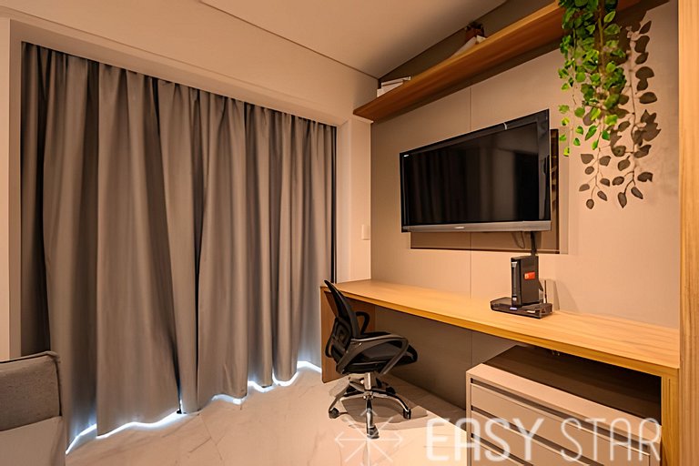 Easy Star - Belo studio perto do Shop. Eldorado em Pinheiros