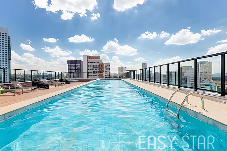 Easy Star - Belo studio perto do Shop. Eldorado em Pinheiros