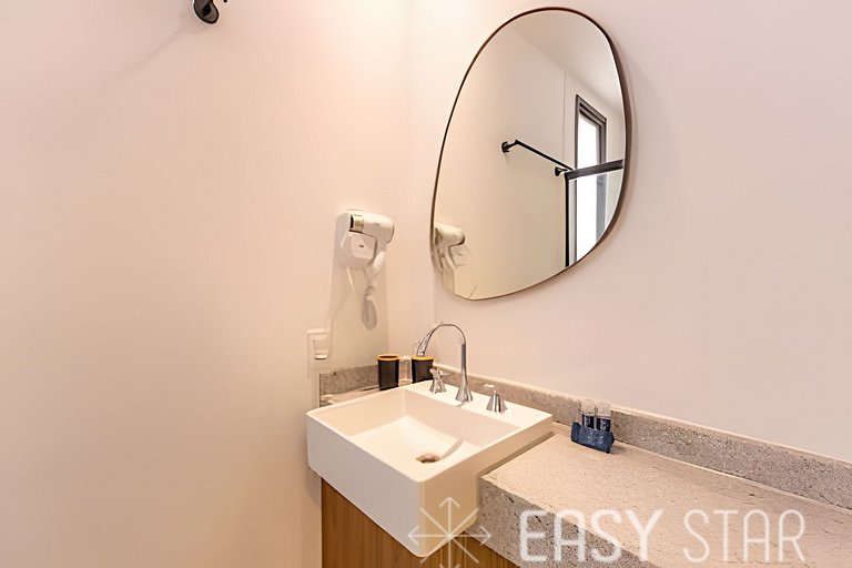 Easy Star - Belo studio com mezanino no Brooklin! - VC01I