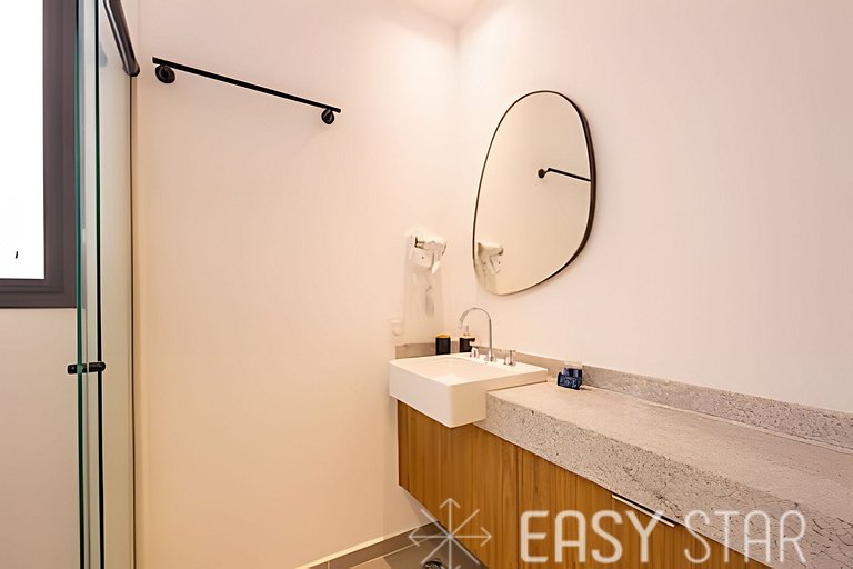 Easy Star - Belo studio com mezanino no Brooklin! - VC01I