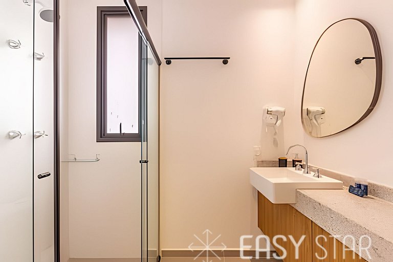 Easy Star - Belo studio com mezanino no Brooklin! - VC01I