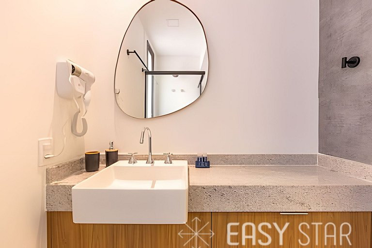 Easy Star - Belo studio com mezanino no Brooklin! - VC01I
