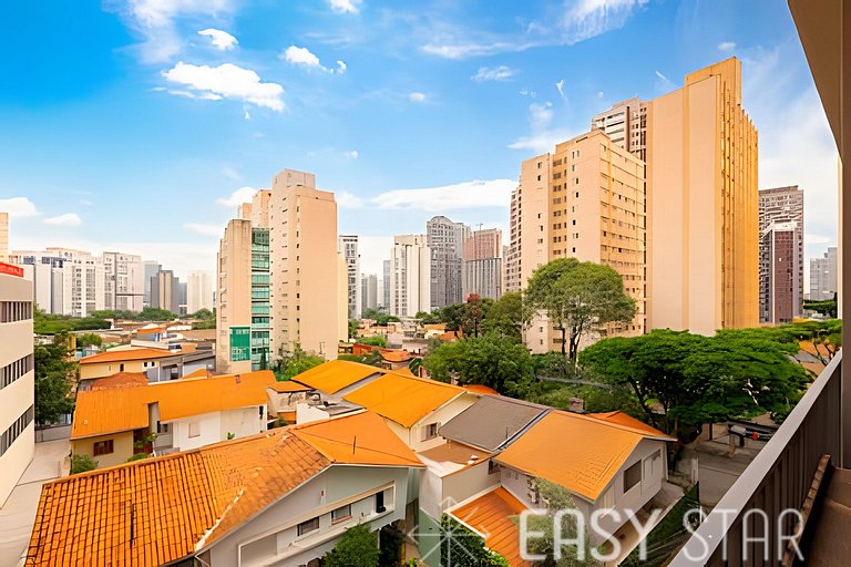 Easy Star - Belo studio com mezanino no Brooklin! - VC01I