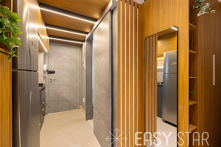 Easy Star - Belo studio com mezanino no Brooklin! - VC01I