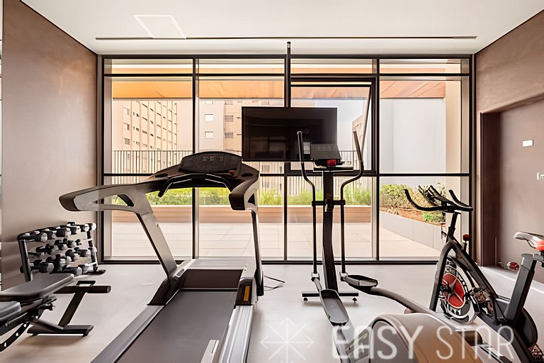 Easy Star - Belo studio com mezanino no Brooklin! - VC01I