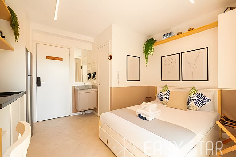 Easy Star - Lindo estudio cerca de Trianon Masp - VP01I