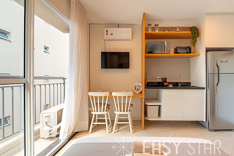 Easy Star - Lindo studio perto do Trianon Masp - VP01I