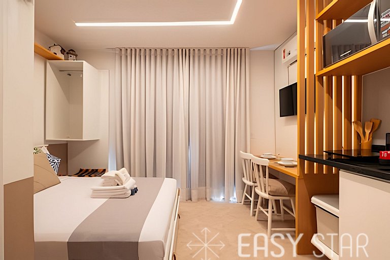 Easy Star - Lindo studio perto do Trianon Masp - VP01I