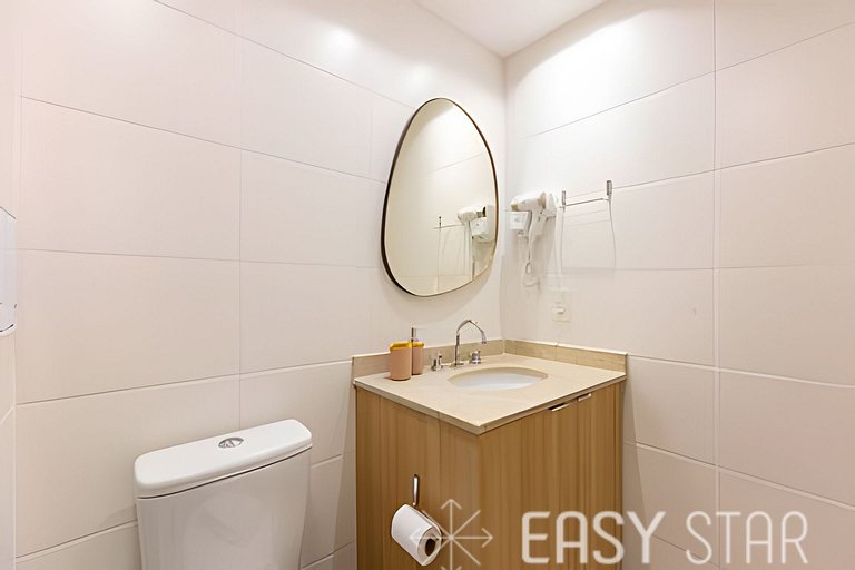 Easy Star - Adorável studio com mezanino no Brooklin - VX01I