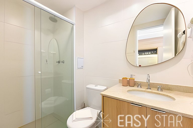 Easy Star - Adorável studio com mezanino no Brooklin - VX01I