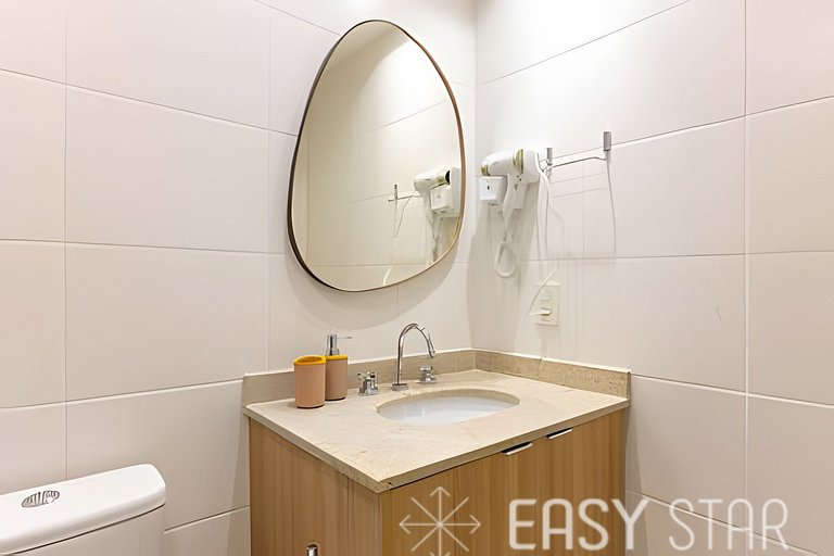 Easy Star - Adorável studio com mezanino no Brooklin - VX01I