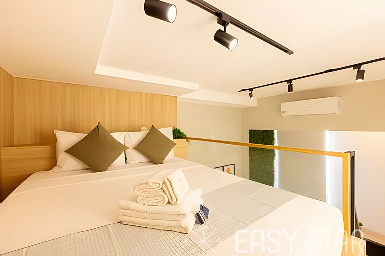 Easy Star - Adorável studio com mezanino no Brooklin - VX01I