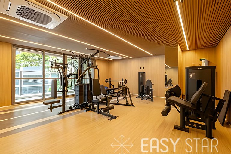 Easy Star - Adorável studio com mezanino no Brooklin - VX01I