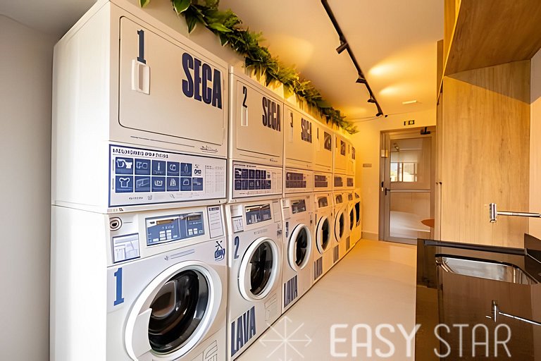Easy Star - Adorável studio com mezanino no Brooklin - VX01I