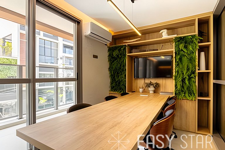 Easy Star - Adorável studio com mezanino no Brooklin - VX01I