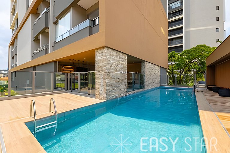 Easy Star - Adorável studio com mezanino no Brooklin - VX01I