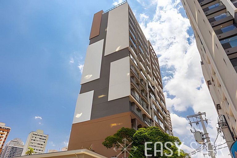 Easy Star - Adorável studio com mezanino no Brooklin - VX01I